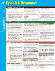 Spanish Grammar SparkCharts